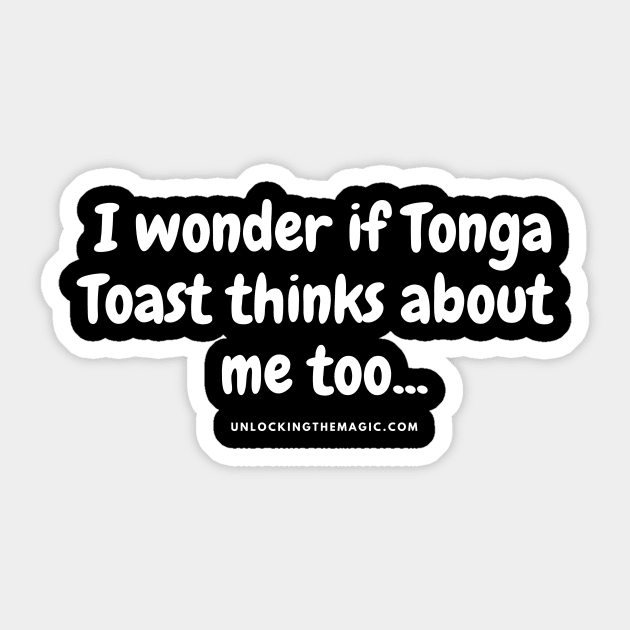 Tonga Toast Sticker by Unlocking The Magic